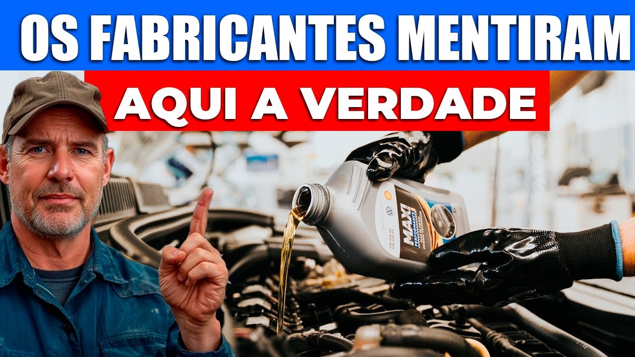PARE de seguir as recomendações de troca de óleo do fabricante (Isso está MATANDO seu motor)