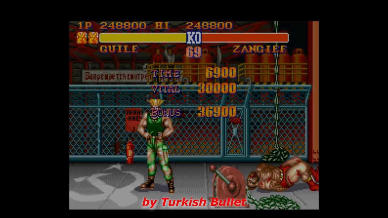 Street Fighter II: The World Warrior (World) (Super Nintendo) - (Longplay - Guile | Hardest)