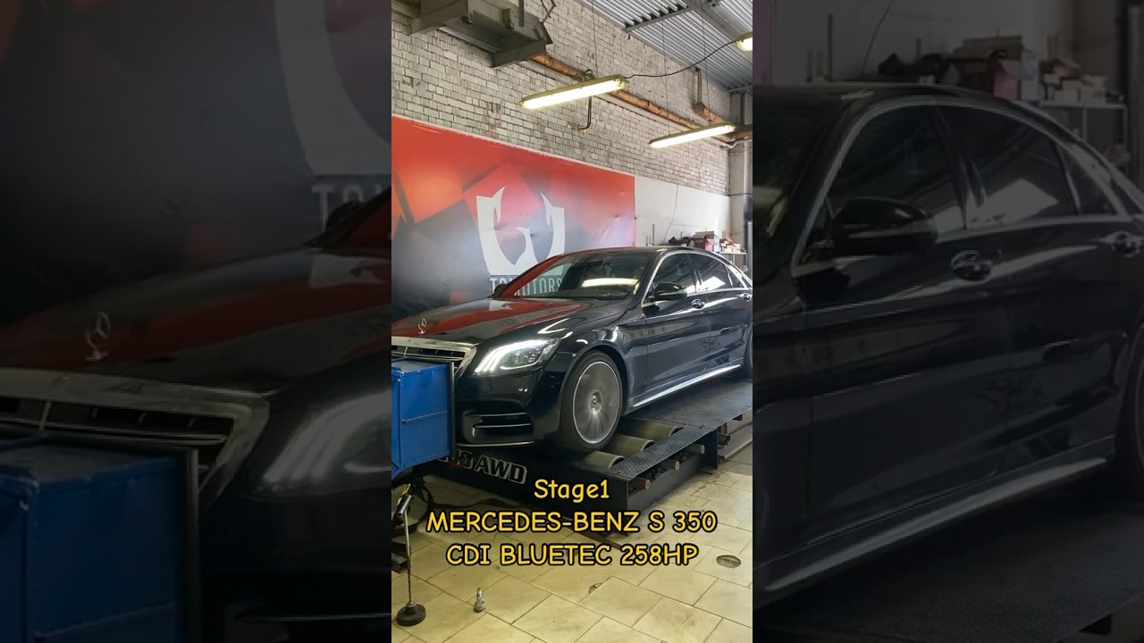 Stage1 MERCEDES-BENZ S 350 CDI BLUETEC 258HP in Stock