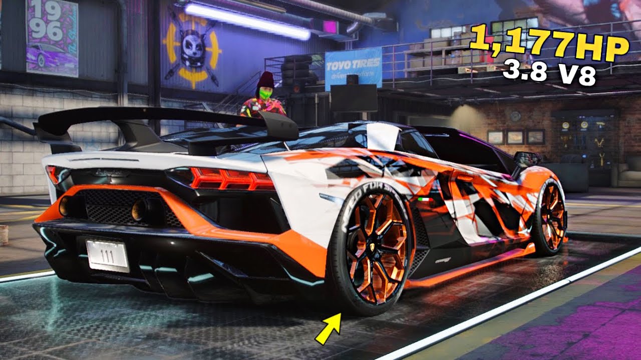 Lamborghini Aventador SVJ Roadster Customization and gameplay - 1,177HP 400+ build NeedForSpeed HEAT
