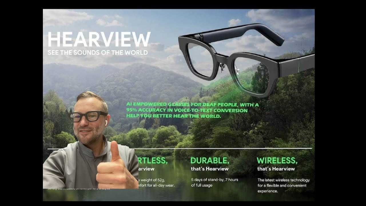 You Need to SEE This!!!  Smart Glasses for Hearing Loss!