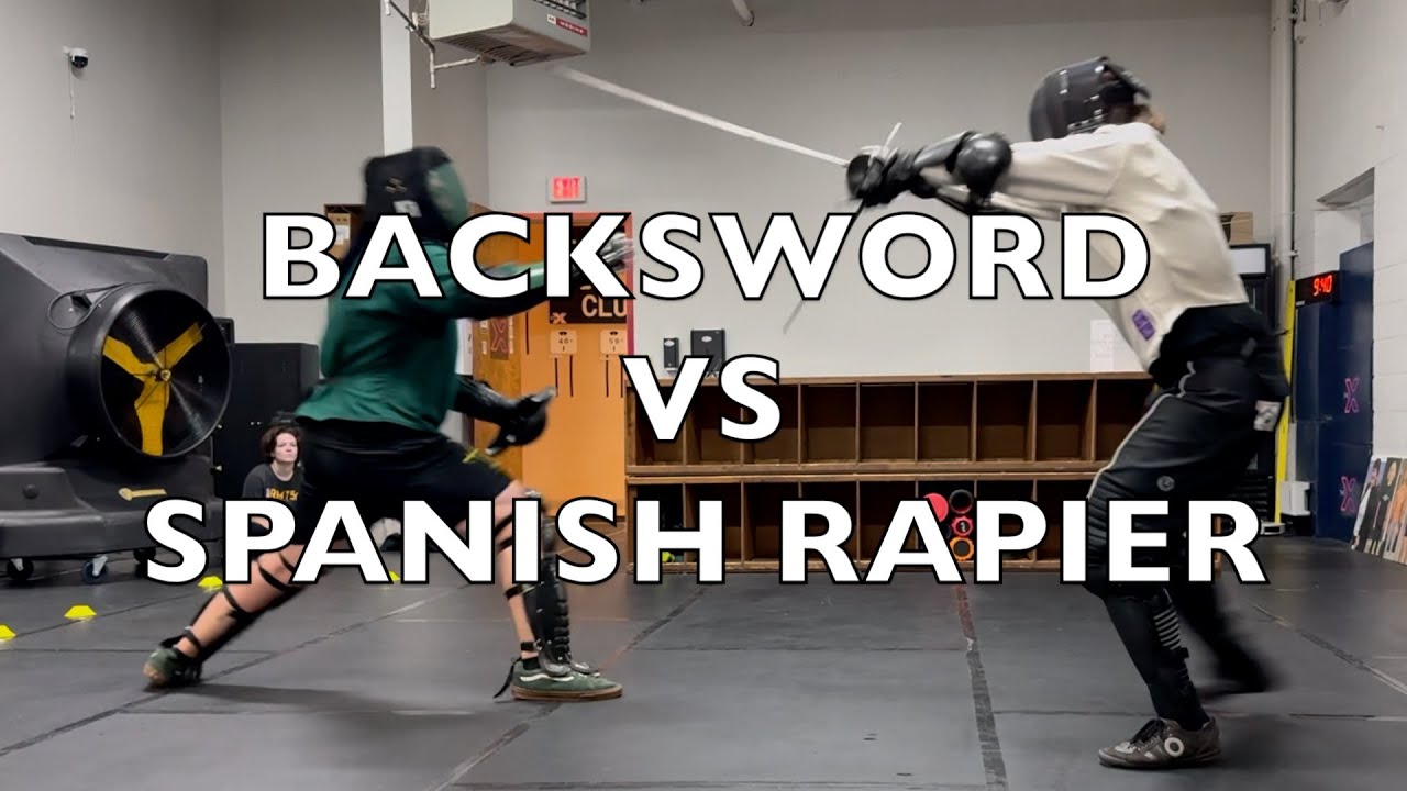 Backsword and Buckler Vs Spanish Rapier and Dagger