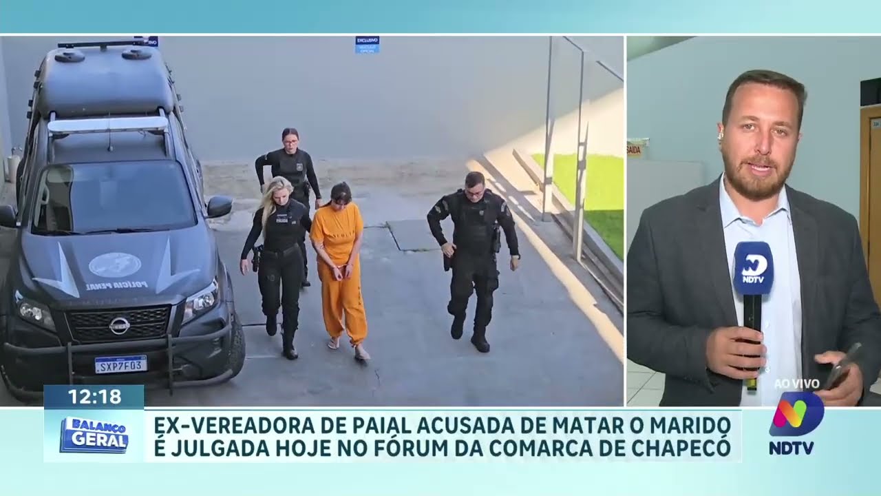 Júri julga ex-vereadora acusada de matar o marido em Paial
