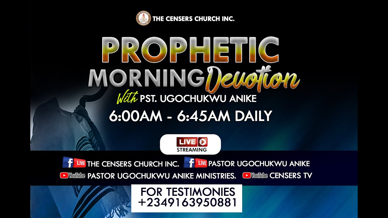 PROPHETIC MORNING DEVOTION // 26TH JANUARY 2026