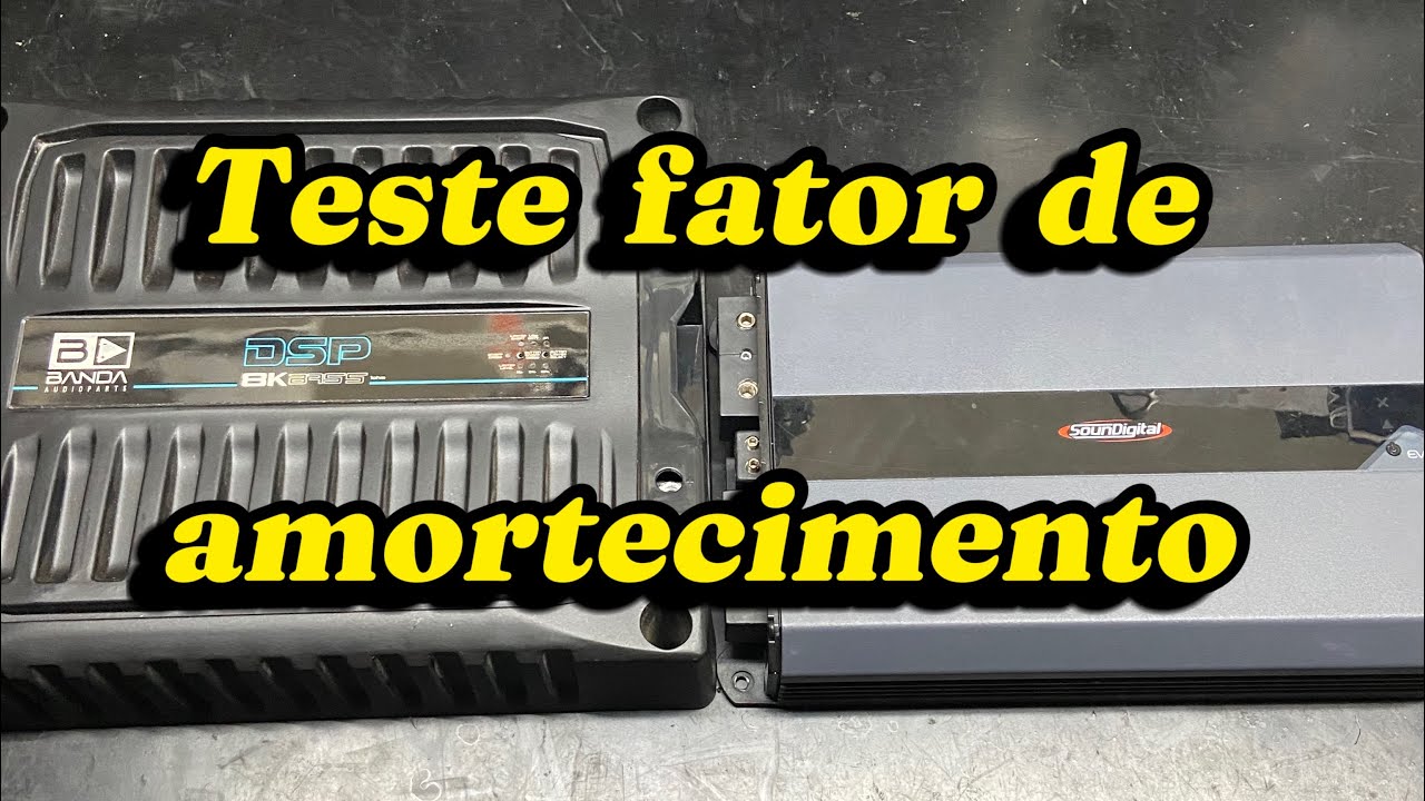 Fator de amortecimento BANDA DSP8k1 e SD8000.1 EVO5