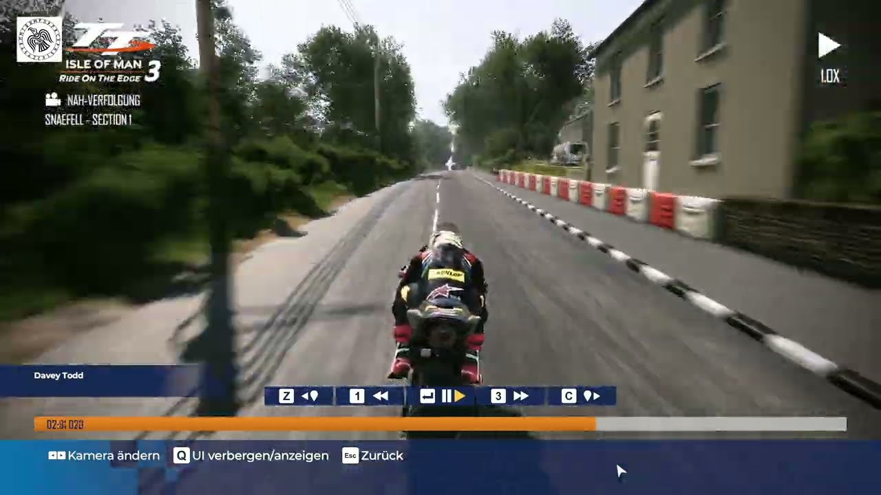 TT-ISLE OF MAN-RIDE ON THE EDGE 3 - 8. Versuch - Replay
