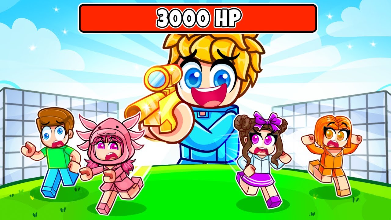 Roblox Rivals, aber ich habe 3000 HP vs meine VERRÜCKTEN Freunde!