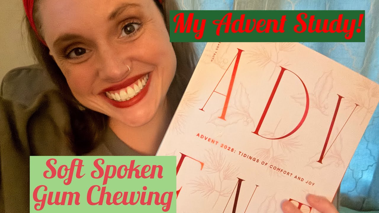 Занятие по изучению Адвента ASMR 📖✨ | Чтение тихим голосом, перелистывание страниц, постукивание ...