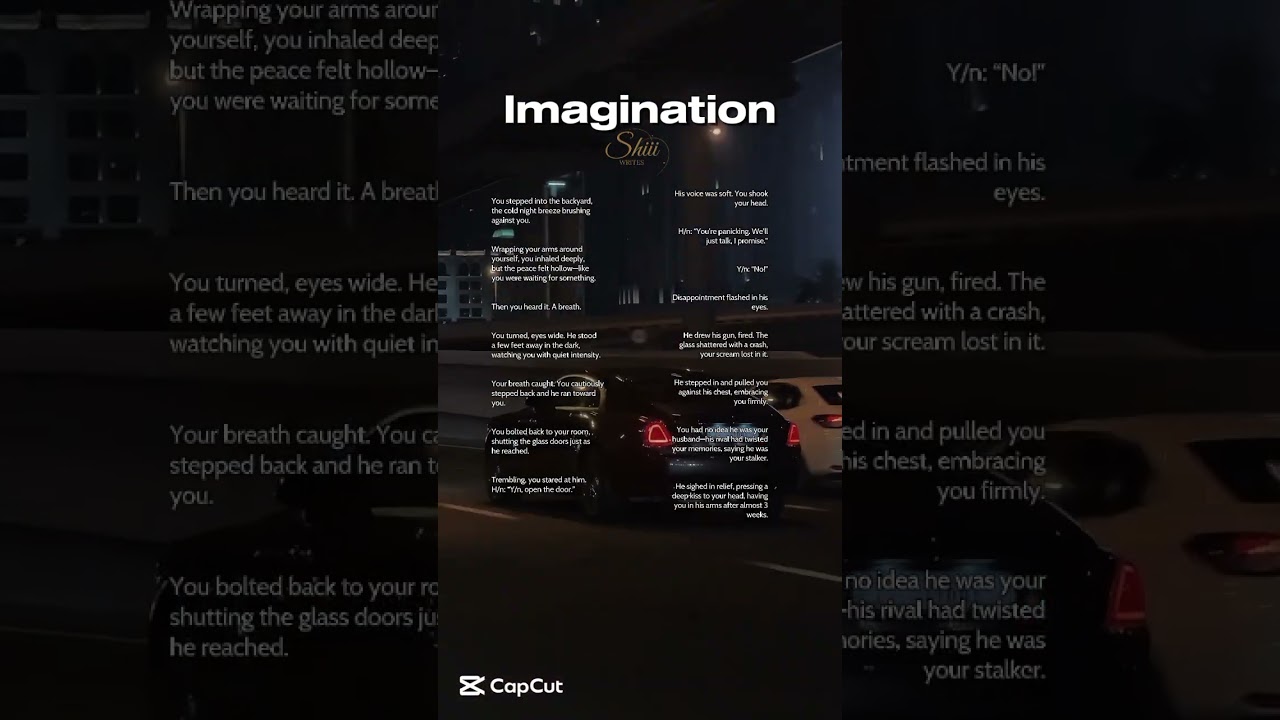 ONE-SHOT #imagine #scenarios