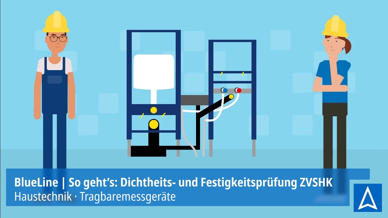 BlueLine | So geht’s: Dichtheits- und Festigkeitsprüfung an Wasserinstallationen nach ZVSHK