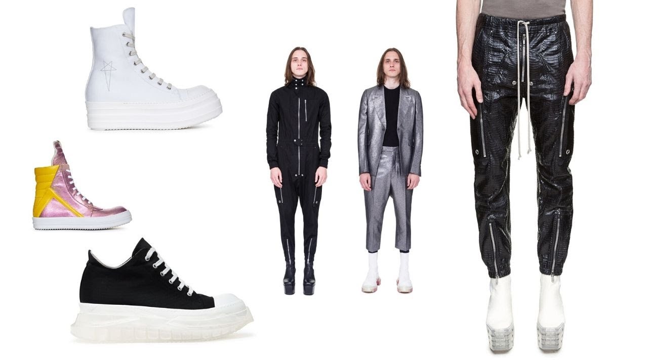 Rick Owens: Champion Collab, Abstract sole & more