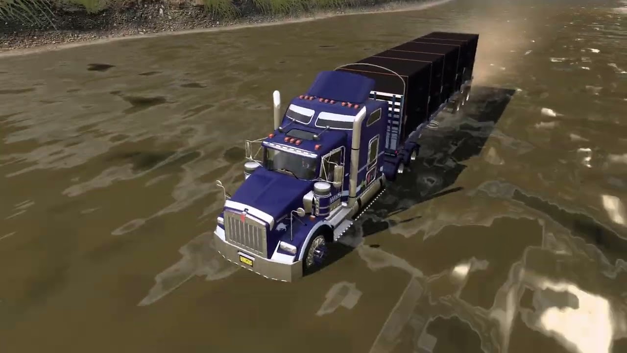 American Truck simulador Ultima parte de la ruta extrema #americantrucksimulator #simulator