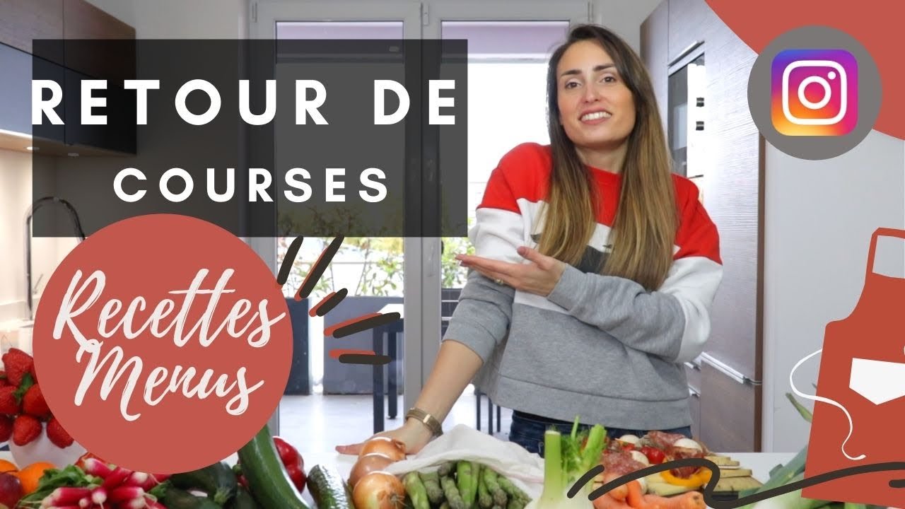 RETOUR DE COURSES  🛒 I MENUS DE LA SEMAINE + RECETTE  I Miss Suzette