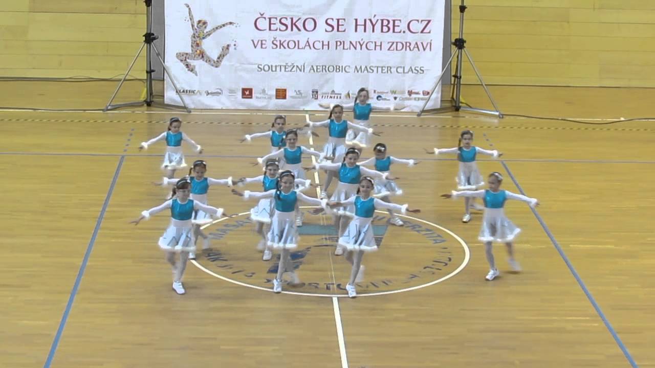 Aerobic Kostelec - Ledové království - Česko se hýbe 2015