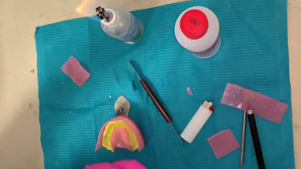 Encajonado con cera rosa