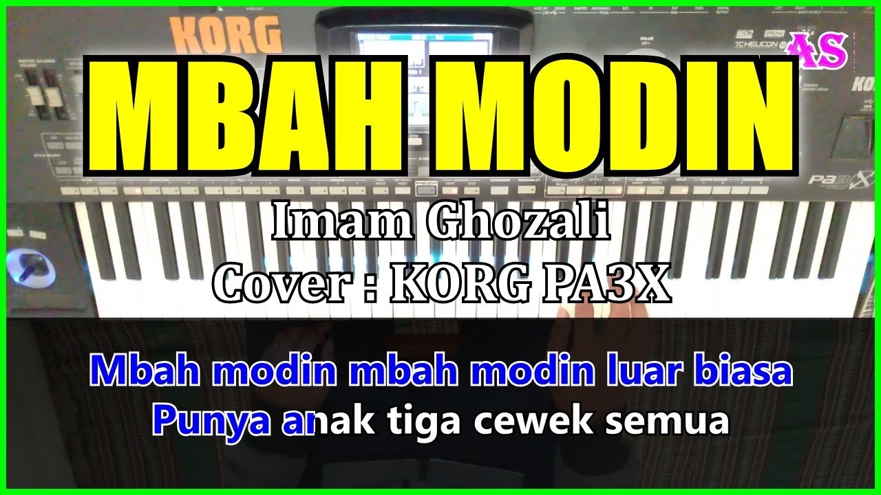 MBAH MODIN - Imam Ghozali - Karaoke Qasidah ( Cover ) Korg Pa3X