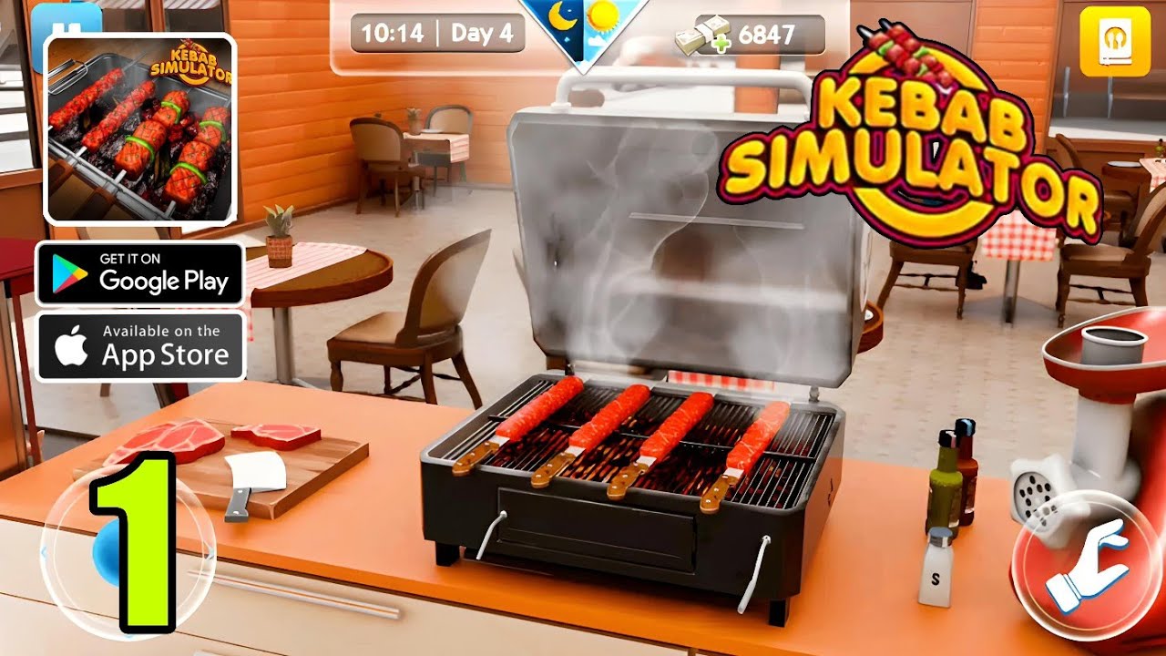 Kebab Food Chef Simulator Game Gameplay (Android, iOS)