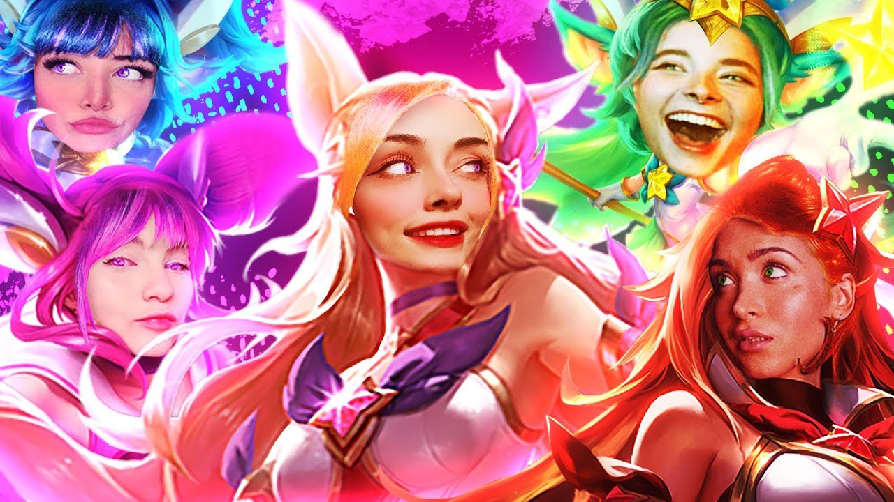GAROTAS MÁGICAS: COMPS DE SKIN! (ft. Thaiga, Briny, Riyuuka, Gabruxona) | League of Legends