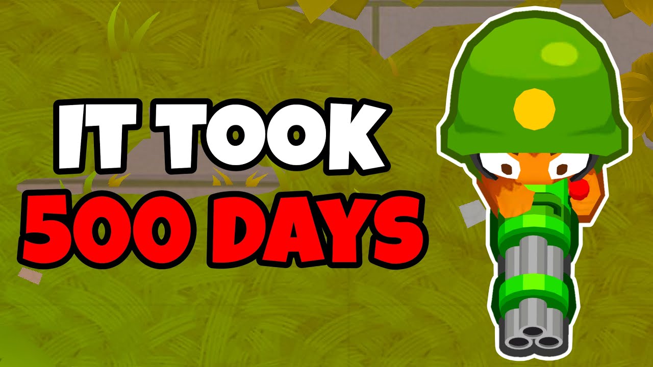 It Took 500 Days To Beat This... (Bloons TD Battles 2)
