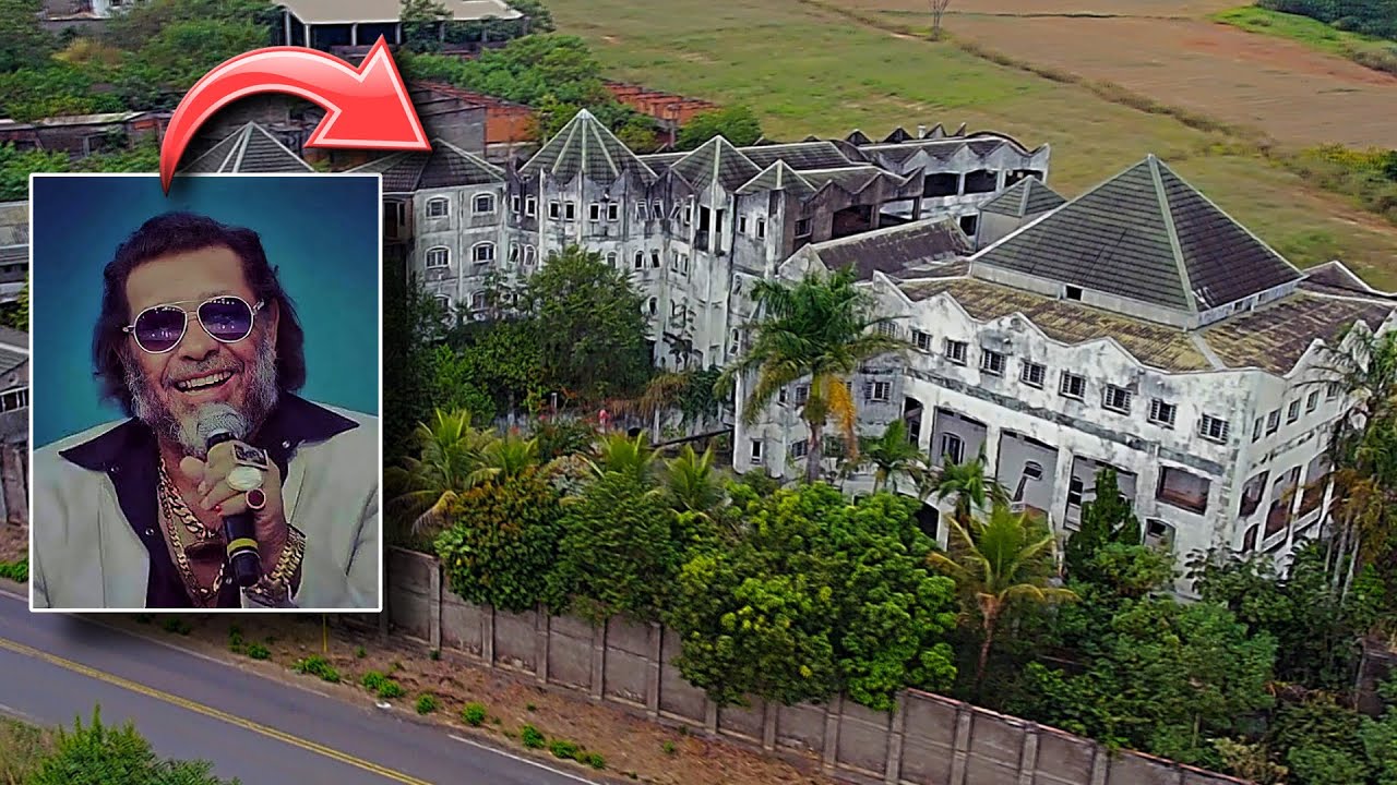 ENORME CASTELO DO CANTOR JOSÉ RICO SE TORNOU UM SONHO ABANDONADO