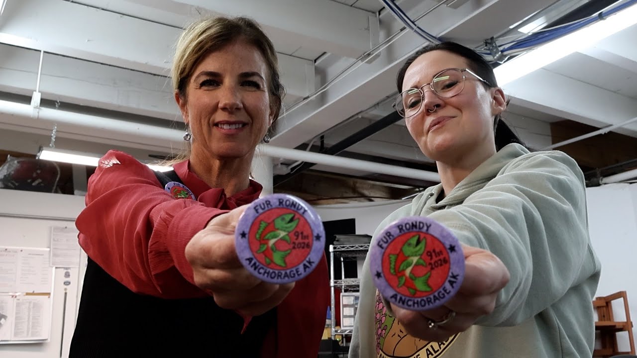 The women leading Fur Rondy in Anchorage