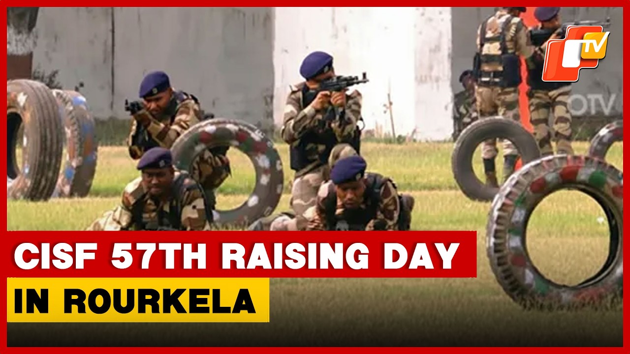 CISF Personnel Celebrate 57th Raising Day In Rourkela | OTV