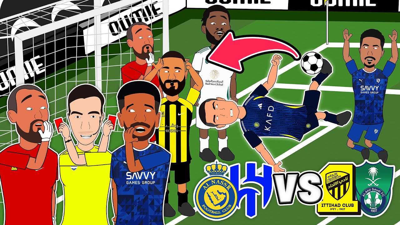 الهلال والنصر ضد الاتحاد والاهلي 💥 الجزء الاخير 😱