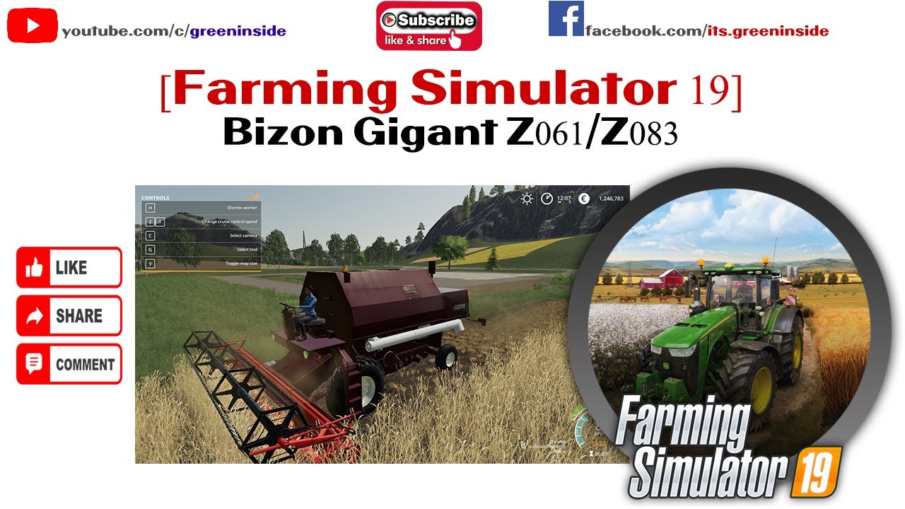 [Farming Simulator 19] Bizon Gigant Z061/Z083