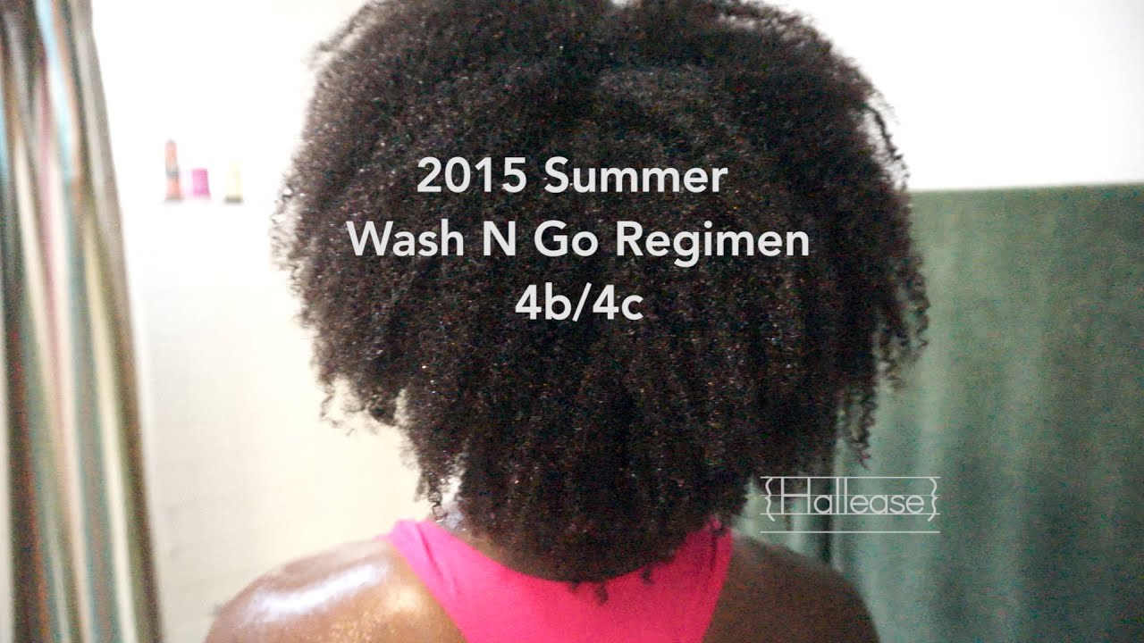 2015 Hair Regimen | Wash N Go 4b/4c