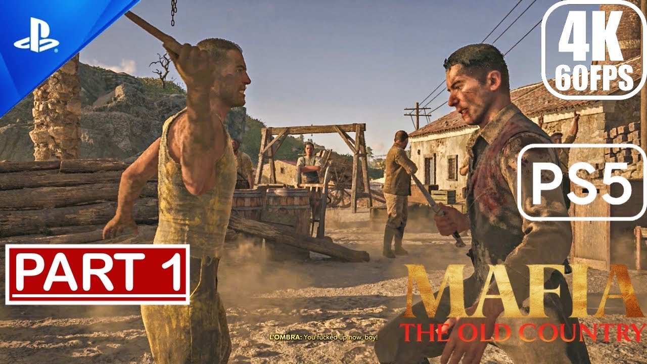 Mafia the old country PS5 - Gameplay Walkthrough (60FPS 4K) Part 1 No Commentary
