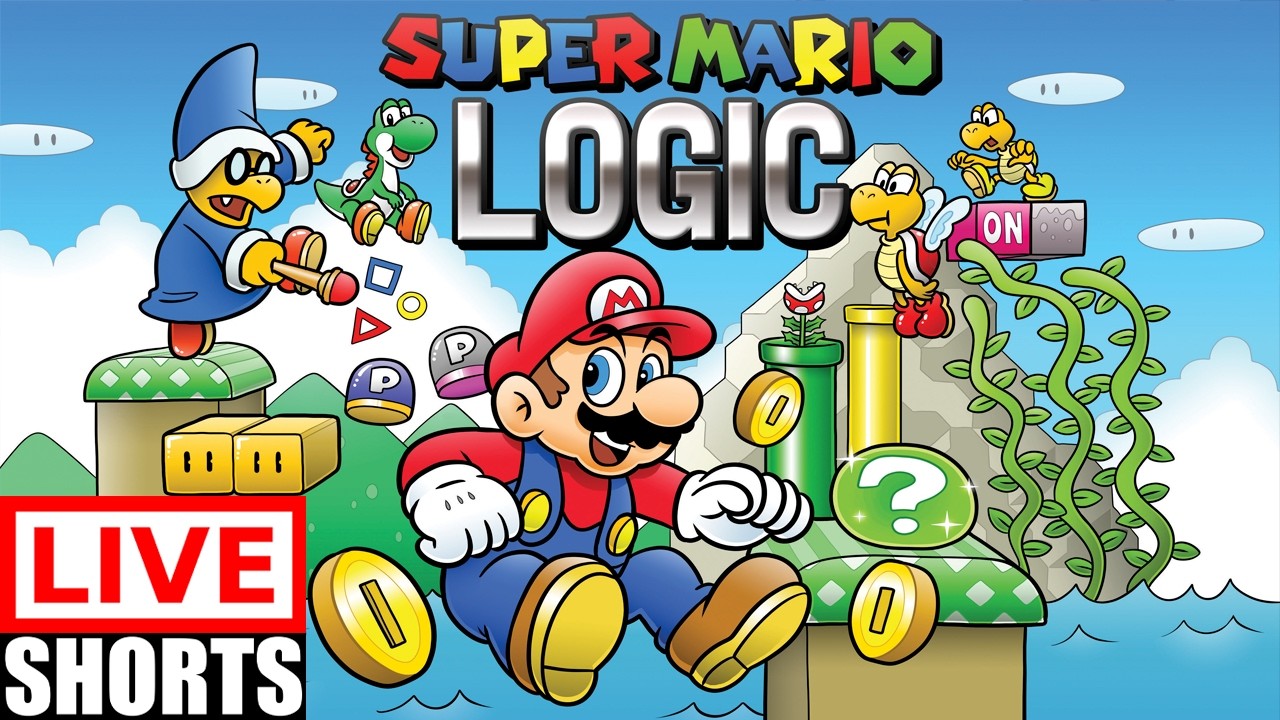 🔴Super Mario World: Super Mario Logic 100%  [ LIVE SHORTS ]