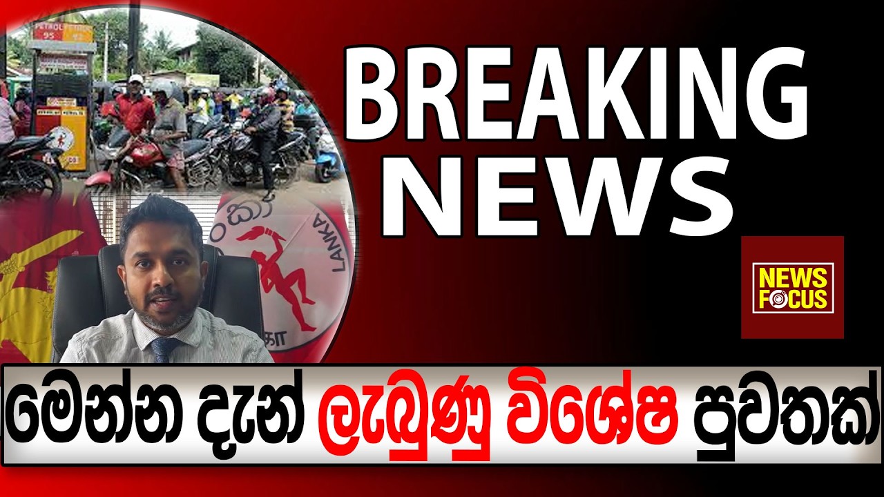 මෙන්න දැන් ලැබුණු විශේෂ පුවතක් BREAKING NEWS |News Focus