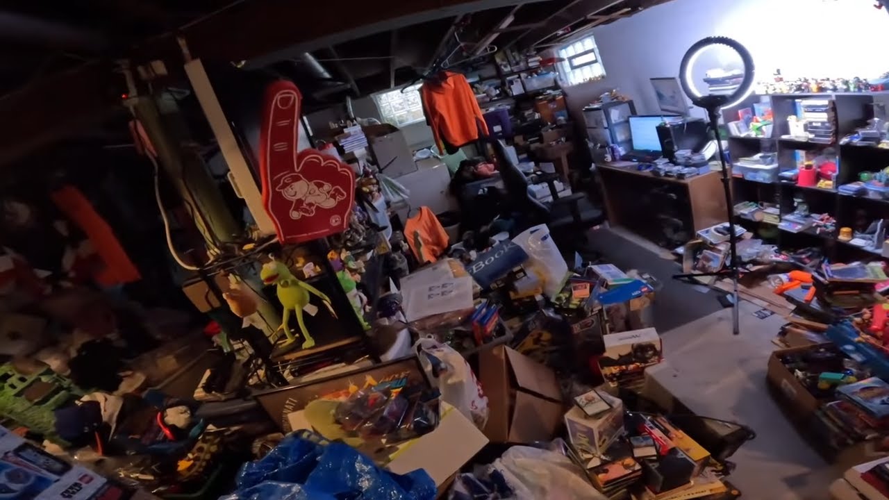 HE'S BEEN HOARDING TOYS & COLLECTIBLES FOR YEARS!