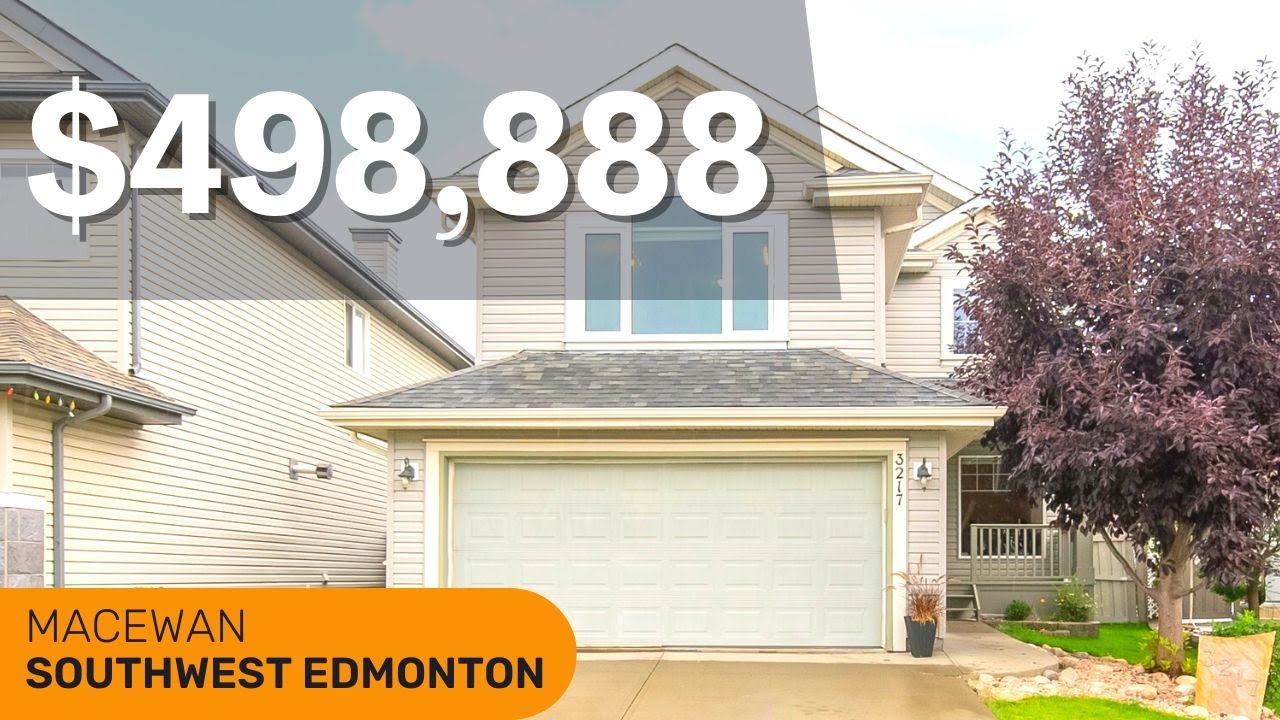 Tour inside a $498,888 home in MacEwan| Southwest Edmonton| Amazing Location | Edmonton Real Estate