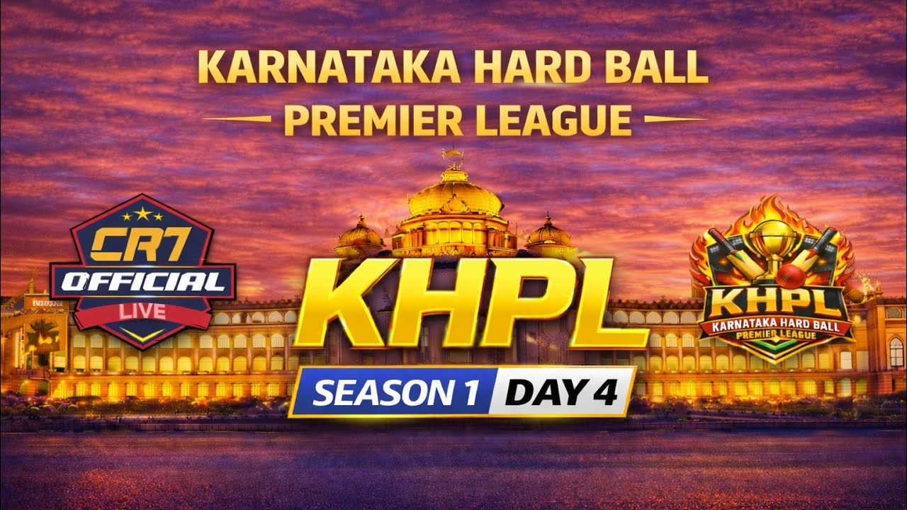 DAY-4 | KARNATAKA HARD BALL PREMIER LEAGUE | KHPL |  SEASON-1 | LIVE ON CR7 OFFICIAL | 2026