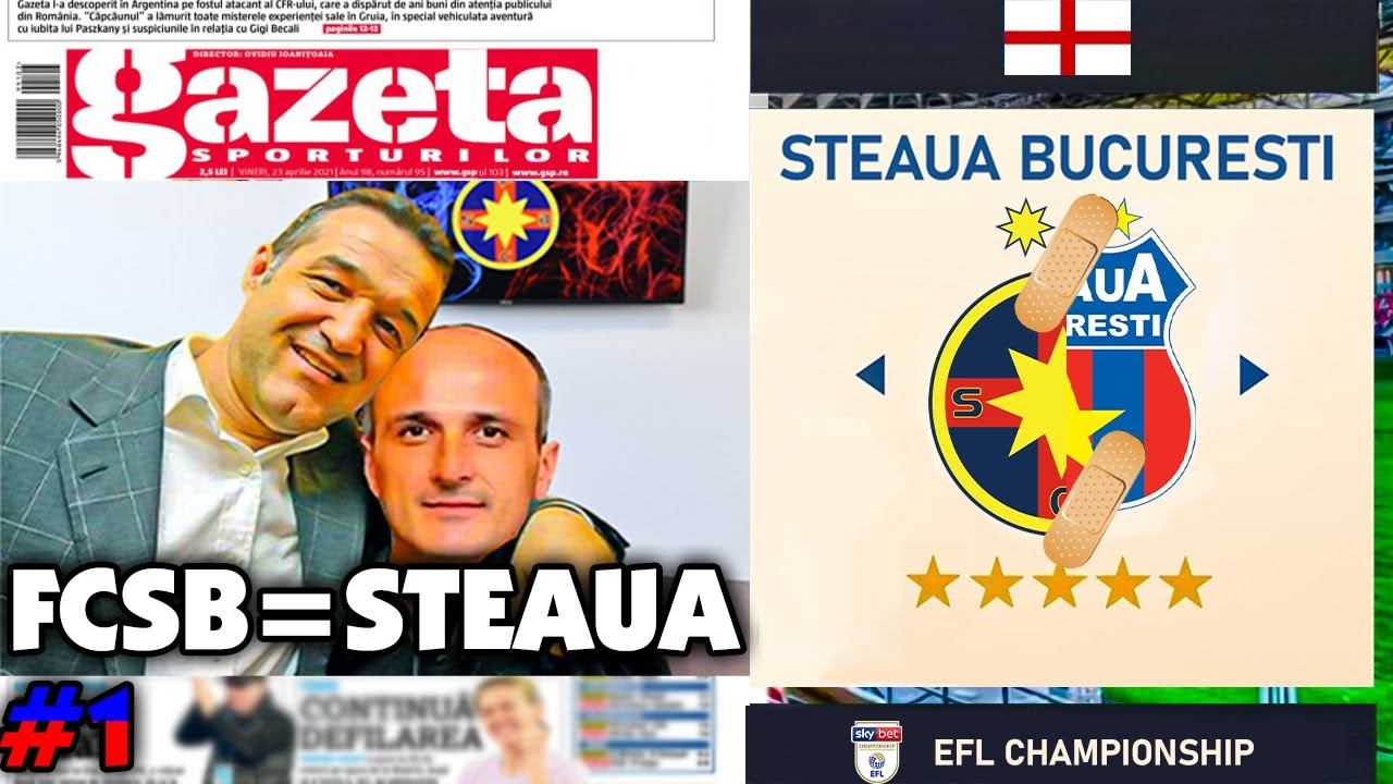 DACA CSA SI FCSB SE UNEAU - CARIERA CU STEAUA IN ANGLIA!