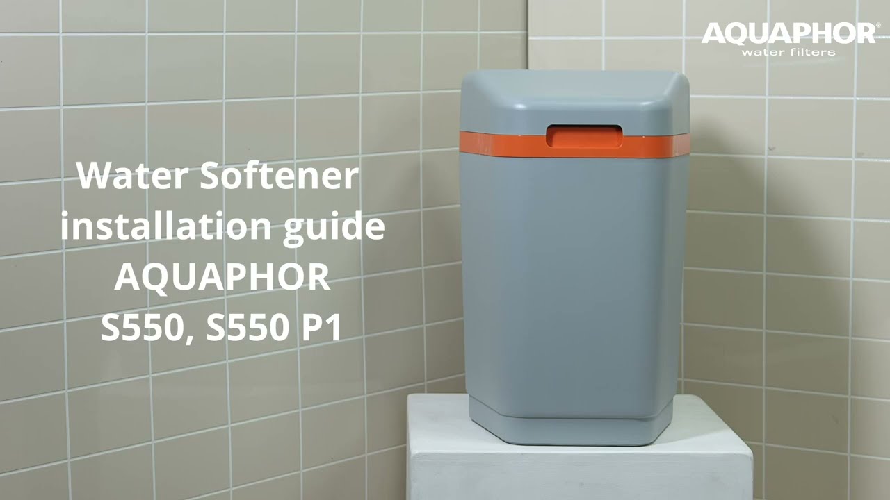 How to install whole-house water softener AQUAPHOR S550/S550 Р1