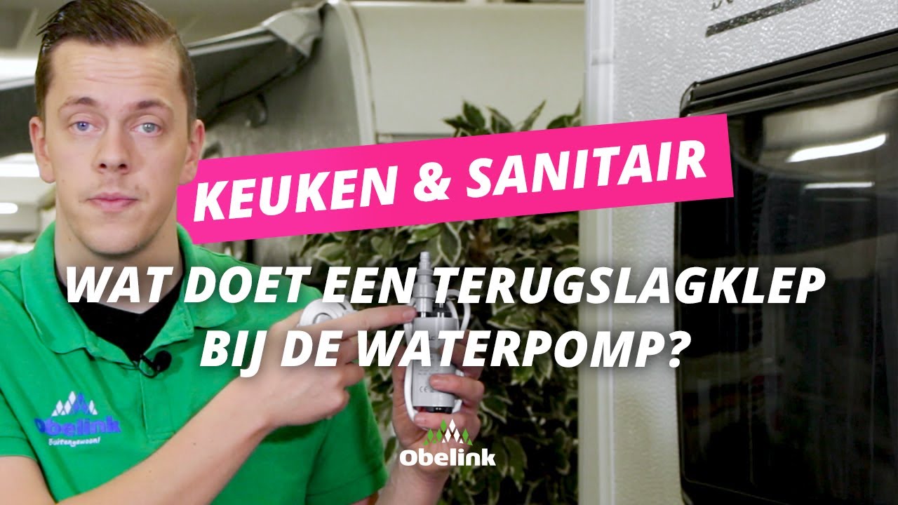 Wat doet een terugslagklep bij de waterpomp? | Obelink Vrijetijdsmarkt