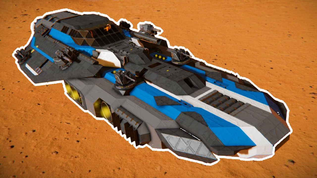 Space engineers Warfare 2 | Small grid large ship | Vengeance blade - Workshop/ModIO creation.