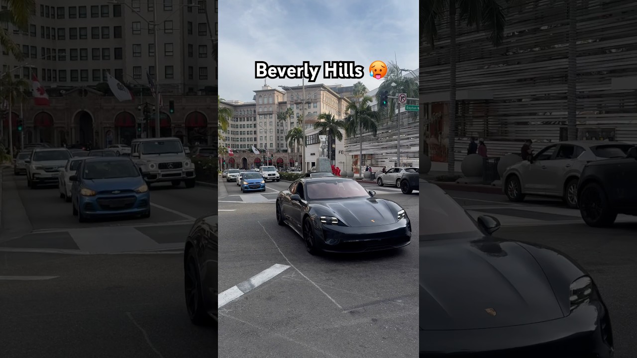 Rodeo Drive Beverly Hills California 🥵 #california #hollywood #losangeles #travel #beverlyhills
