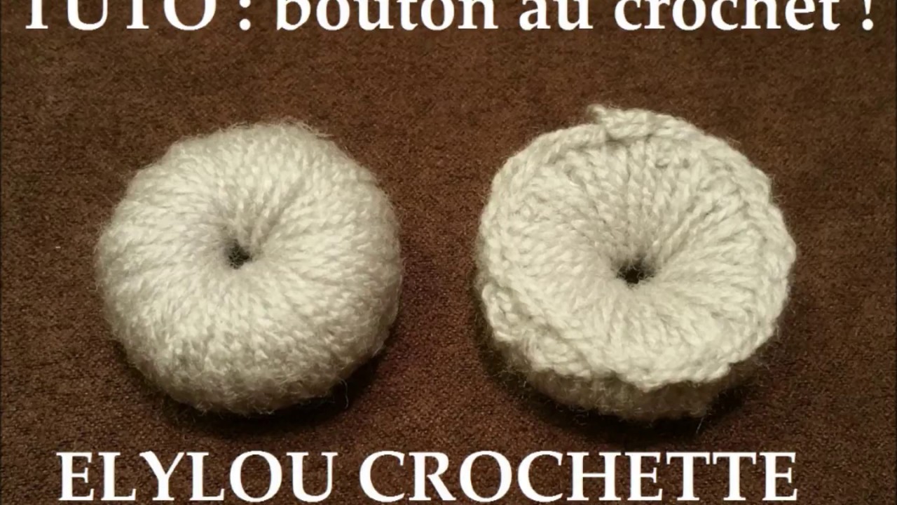 TUTO crochet : Bouton facile / crochet tutorial: easy button