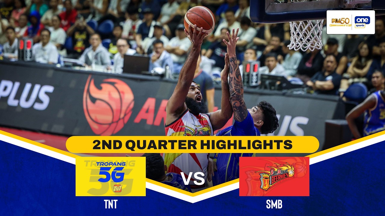 TNT vs SAN MIGUEL | 2ND QUARTER HIGHLIGHTS | PBA SEASON 50 COMMISSIONER&rsquo;S CUP