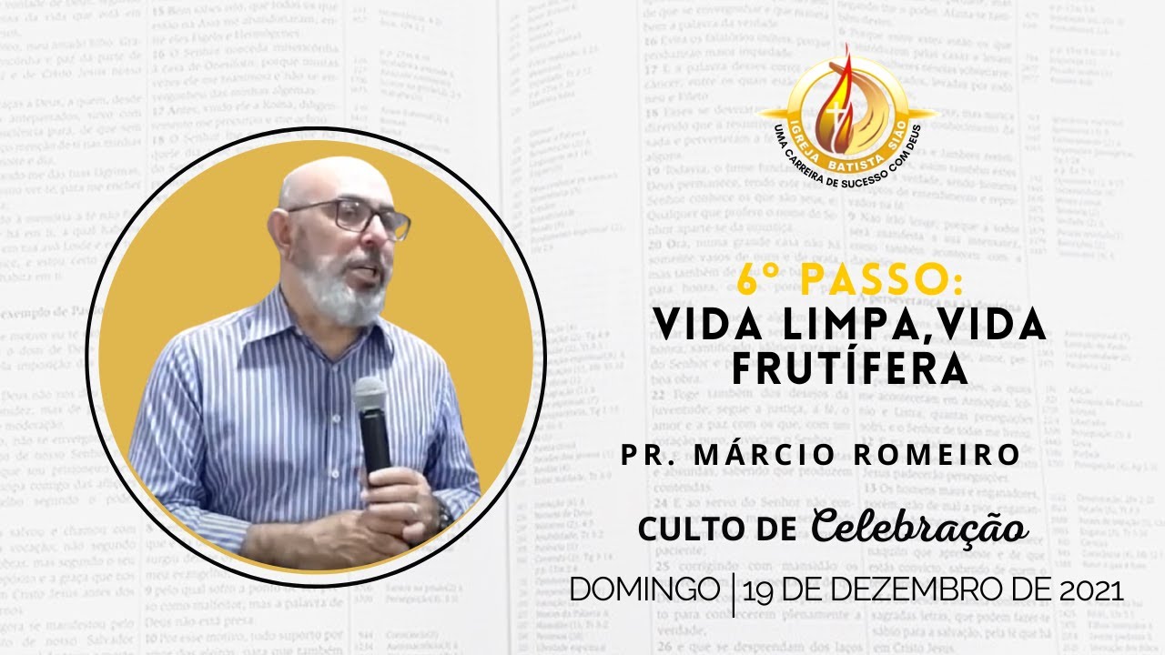 6° PASSO: VIDA LIMPA, VIDA FRUTÍFERA