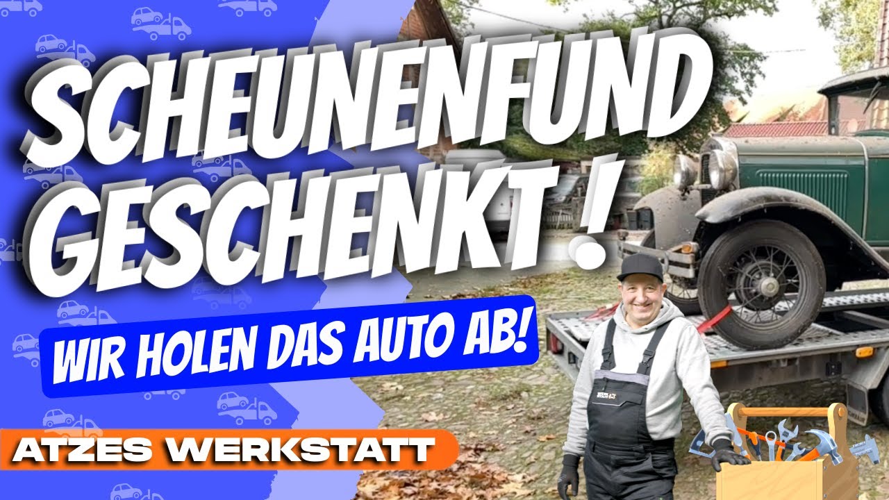 100 Jahre alter SCHEUNENFUND 30 Jahre NICHT bewegt - HILFE für die Restauration in die Kommentare!