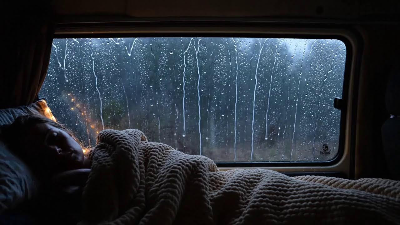 .  🚗 Cozy Rain Inside Car — ASMR Sleep Sounds for Relaxing, Study & Stress Relief