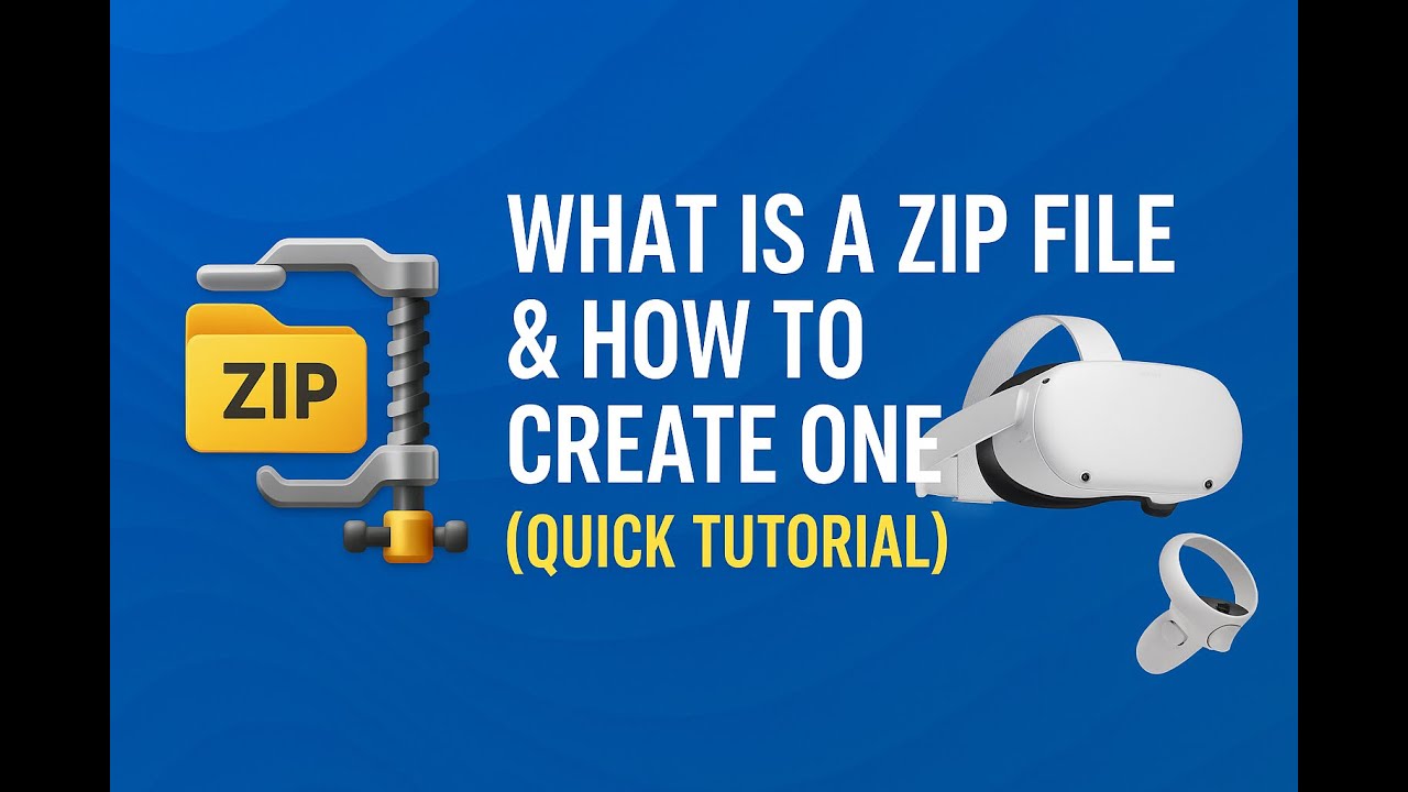 🗜️ What is a ZIP File & How to Create One (Quick Tutorial) | AquaTechFantasy