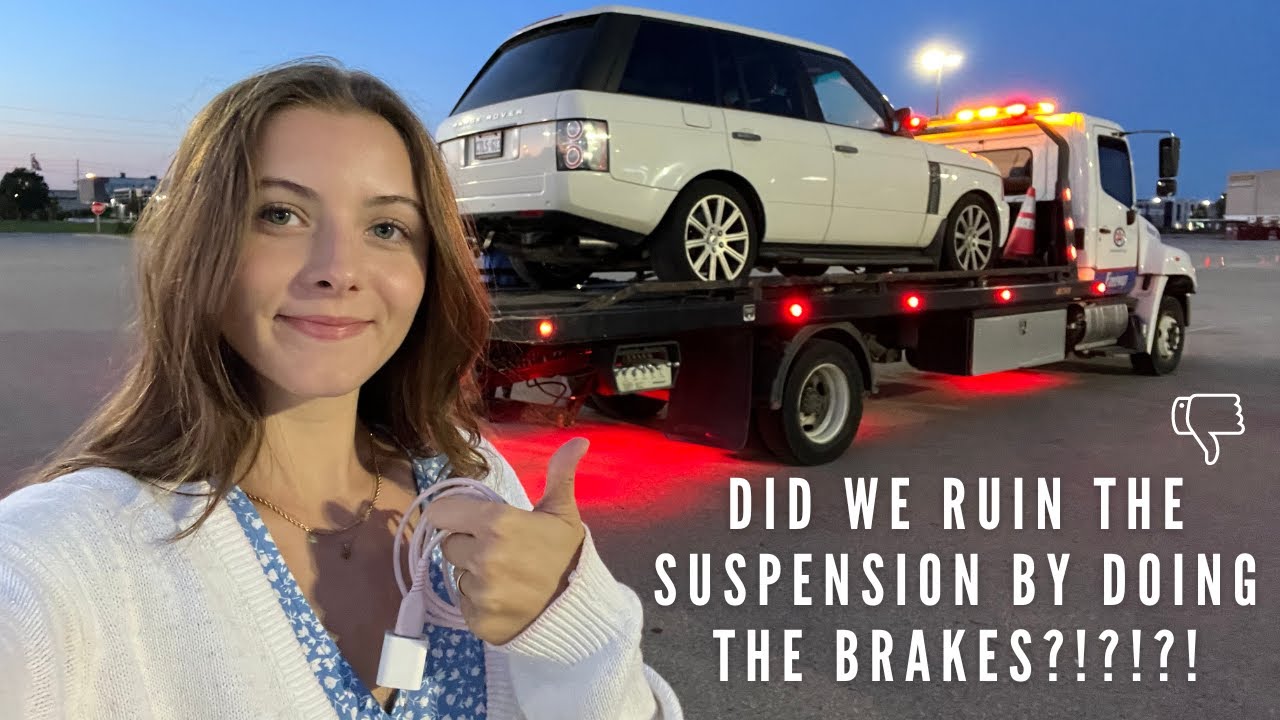2010 Range Rover L322 | changing the brake pads... and then getting it towed...