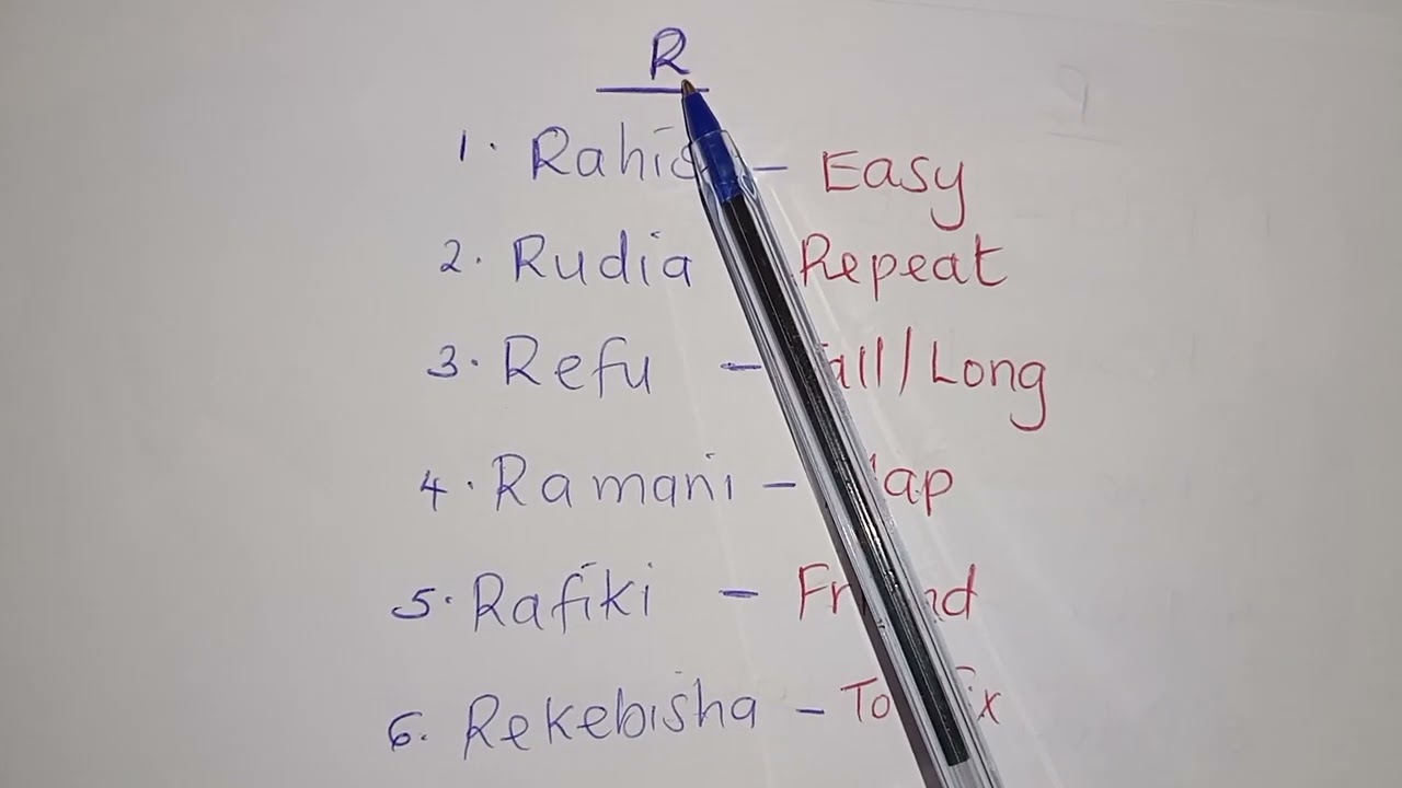 Simple swahili words that you should Know part 2 (M-Z)
