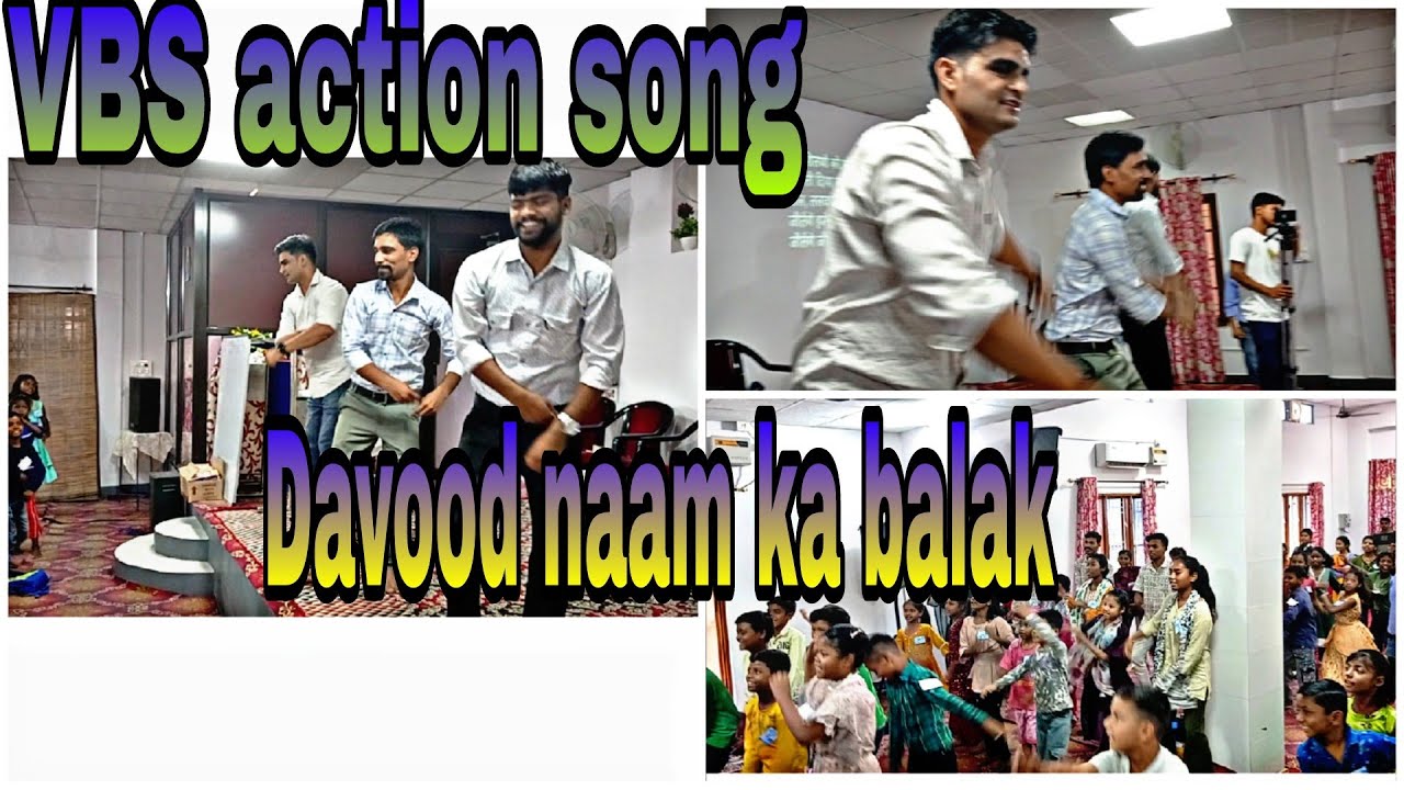 Davood naam ka balak ek charwaha || VBS action song||VBS 2024 @njsechurchlanger