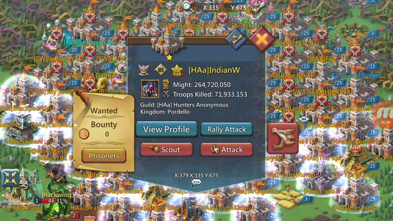 Lords Mobile Fights !! HAa  - SW8 - X~Y - You'll never guess what happens!! Part 1